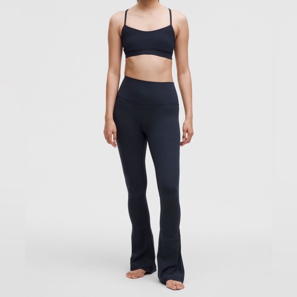 lululemon athletica Pants - NWT! Lululemon 🍋, Rib Mini-Flare. Navy. Size 10